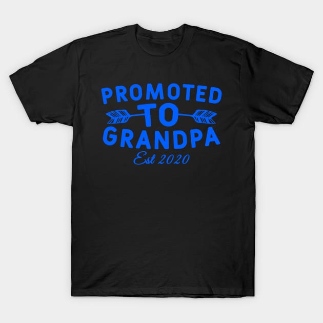 Promoted to Grandpa est 2020 T-Shirt by Yyoussef101